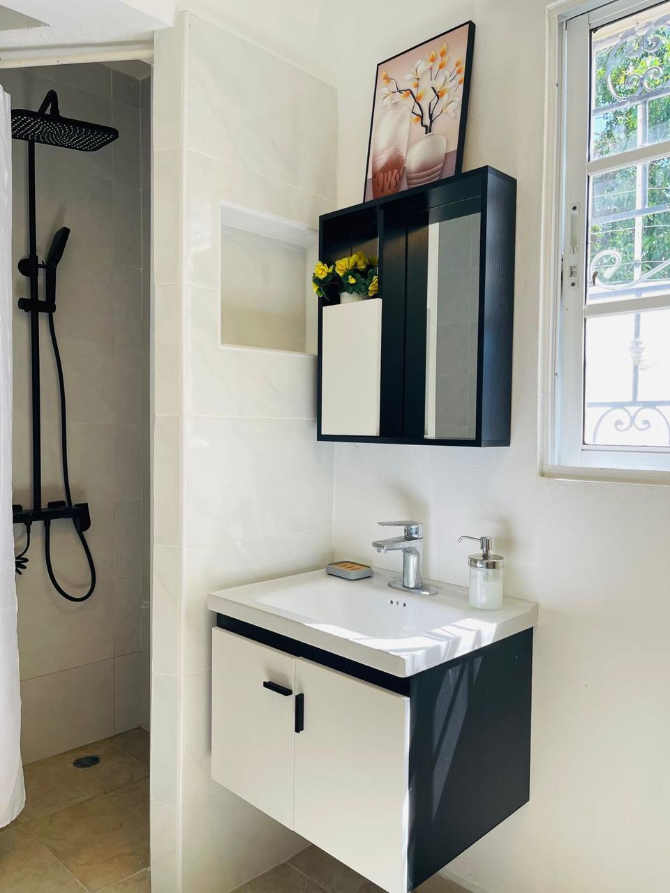 Baño privado con ducha tipo lluvia